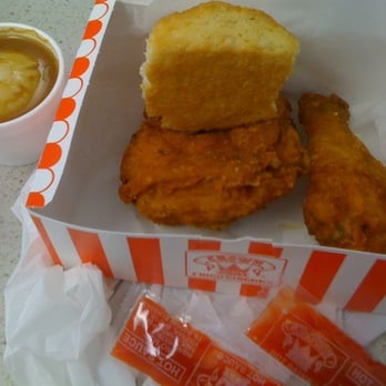 Crown Fried Chicken - Snack Box (2 pc. chicken, biscuit, mashed potatoes) - $3.95 + tax - Southern Near Me - Jamaica, New York