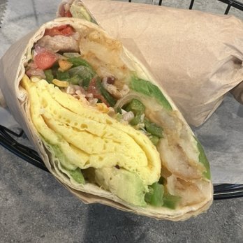 Crystal Bowl - Breakfast Burrito was scrumptious! Love their salsa which has a slight vinegar taste to it... totally made with love! - Sandwiches Near Me - Arlington, Virginia Crystal Bowl - Breakfast Burrito was scrumptious! Love their salsa which has a slight vinegar taste to it... totally made with love! - Sandwiches Near Me - Arlington, Virginia
