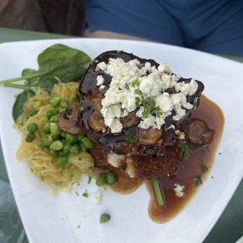 Spotted Dog - Special for the day .... Filet mignon, mushroom with butternut squash and peas - American Near Me - Springdale, Utah Spotted Dog - Special for the day .... Filet mignon, mushroom with butternut squash and peas - American Near Me - Springdale, Utah