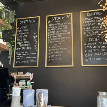 Charm Thai Kitchen & Coffee - Coffee and tea menu - Thai Near Me - Henderson, Nevada