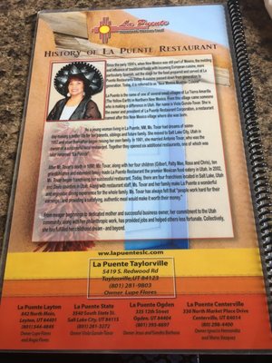 Menu photo 2 La Puente Taylorsville, UT Menu photo 2 La Puente Taylorsville, UT