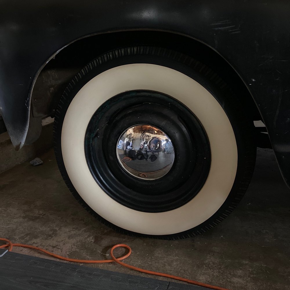 16 inch white walls. 16 inch white walls.