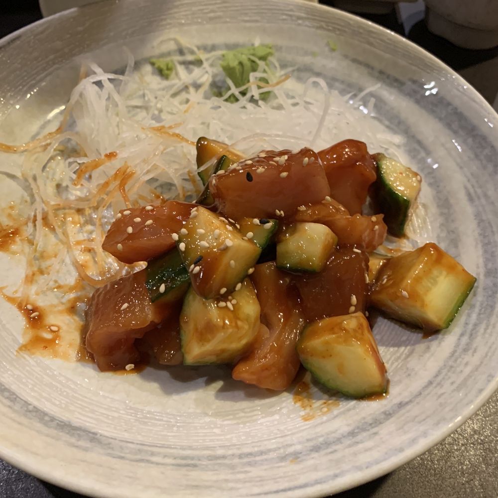 Kojima Sushi - a plate of food on a table - Sushi Bars Near Me - New Westminster, British Columbia