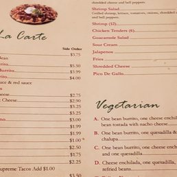 Menu Menu