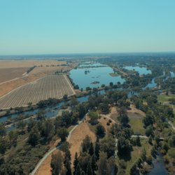 Scout Island Education Center - San joaquin river and Fig Golf Course