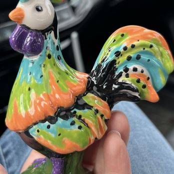 Ceramicafe Art Lounge - Roooooooster! - Paint-Your-Own Pottery Near Me - Beaverton, Oregon