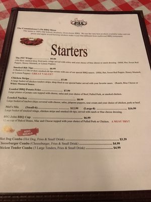 Menu photo 2 Swamp Fox Tavern Marion, AL
