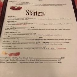 Swamp Fox Tavern - Menu page 1