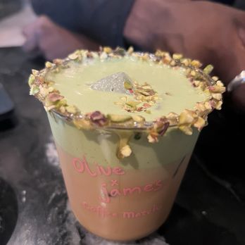 Olive & James Cafe - Melrose - Double Green latte - Coffee & Tea Near Me - Los Angeles, California Olive & James Cafe - Melrose - Double Green latte - Coffee & Tea Near Me - Los Angeles, California