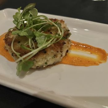 The Gage - Crab cake - light & paired so well with aioli - New American Near Me - Chicago, Illinois The Gage - Crab cake - light & paired so well with aioli - New American Near Me - Chicago, Illinois