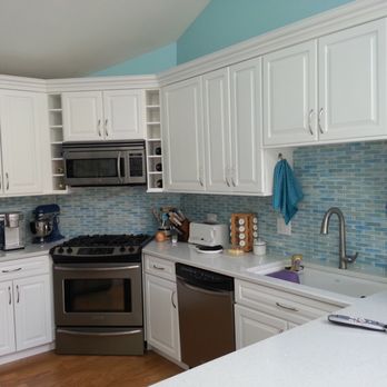 Top Vision - Kitchen refinishing Kenilworth After 1 - Painters Near Me Top Vision - Kitchen refinishing Kenilworth After 1 - Painters Near Me