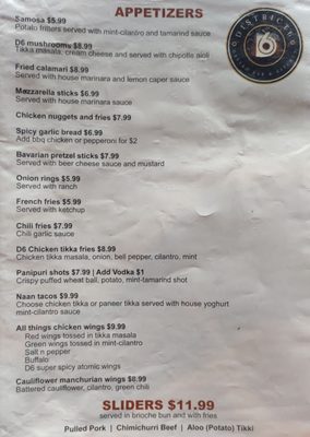 Menu photo 3 District 6 Gastrobar and Kitchen San Diego, CA Menu photo 3 District 6 Gastrobar and Kitchen San Diego, CA