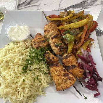Simply Pita - Chicken Kobob Plate - Falafel Near Me - Fresno, California