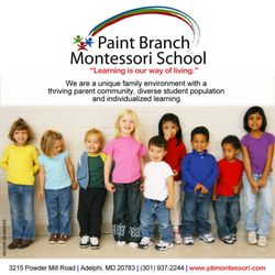Paint Branch Montessori School - Diversity is our strength!!