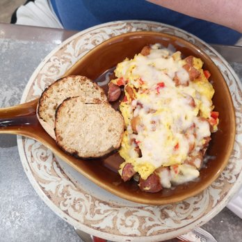 Another Broken Egg Cafe - Louisiana crawfish scramble - Breakfast & Brunch Near Me - Fishers, Indiana Another Broken Egg Cafe - Louisiana crawfish scramble - Breakfast & Brunch Near Me - Fishers, Indiana