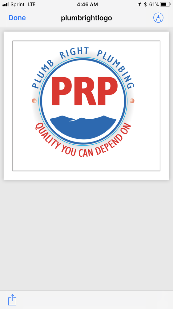 Slide of Plumb Right Plumbing