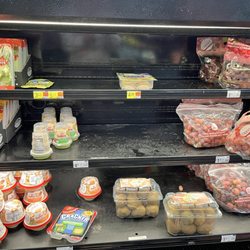 Walmart Supercenter - Walmart's St Charles MO new vegan section. Top center of pic.