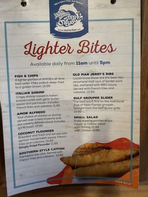 Menu photo 2 Anna Maria Oyster Bar - Ellenton Ellenton, FL Menu photo 2 Anna Maria Oyster Bar - Ellenton Ellenton, FL