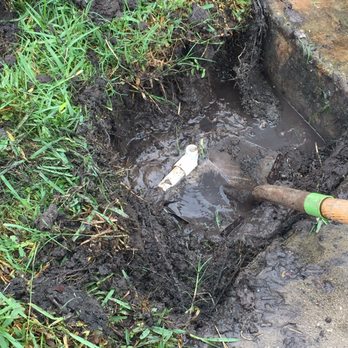 Lawn Enforcement Property Management - Old leaking system, I capped it yesterday but it continued to leak until Tim stopped the flow. - Irrigation Near Me - Wesley Chapel, Florida