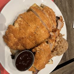 Fancy Sushi & Grill - Fried chicken with veggies
