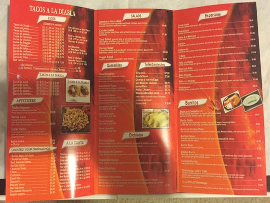 Menu photo 8 Tacos A La Diabla Indianapolis, IN