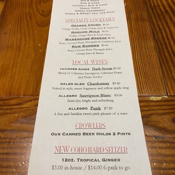 Warehouse Gourmet Bistro & Brewpub - menu - Sandwiches Near Me - Hanover, Pennsylvania Warehouse Gourmet Bistro & Brewpub - menu - Sandwiches Near Me - Hanover, Pennsylvania