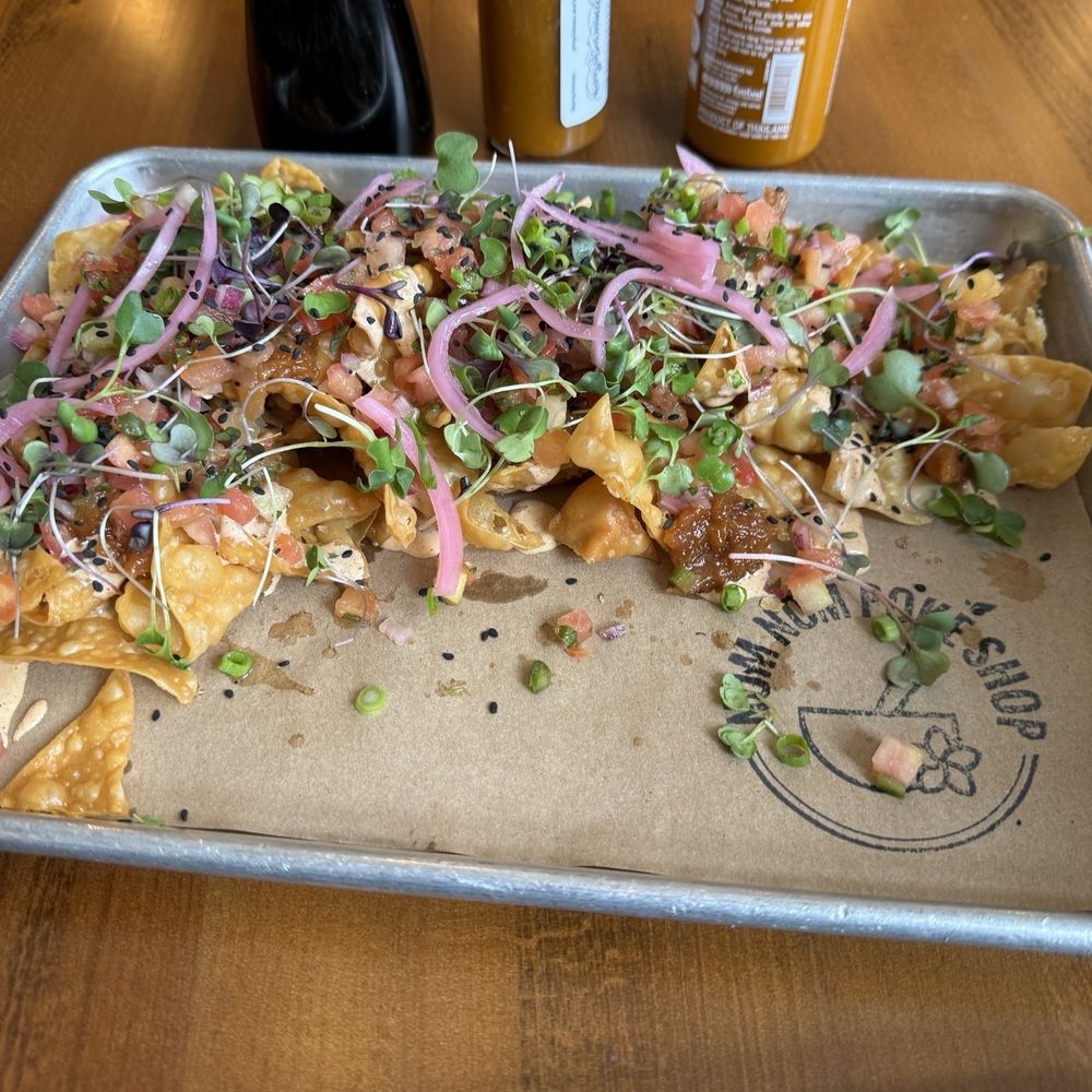 Nom Nom Poké Shop - Ahi Tuna Nachos - Japanese Near Me - Savannah, Georgia