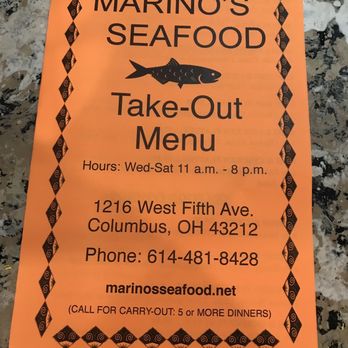 Marino's Seafood - Menu 3 - Seafood Near Me - Columbus, Ohio