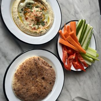 Witches Brew Coffee House - Hummus platter - Vegan Near Me - West Hempstead, New York