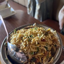 Fish biryani