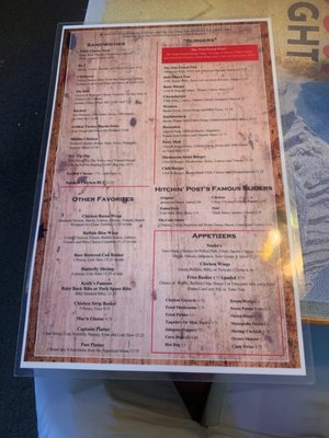 Menu photo 1 Hitchin' Post Keizer, OR Menu photo 1 Hitchin' Post Keizer, OR