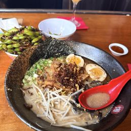 Bakudan Edamame Garlic Tonkotsu Bakudan Edamame Garlic Tonkotsu
