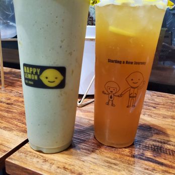 Happy Lemon - Mango Matcha + Honey Lemon Green Tea - Bubble Tea Near Me - Tukwila, Washington Happy Lemon - Mango Matcha + Honey Lemon Green Tea - Bubble Tea Near Me - Tukwila, Washington