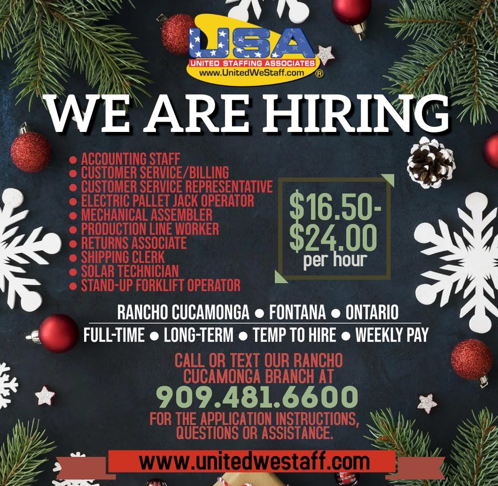 UNITED STAFFING ASSOCIATES Updated September 2024 24 Photos 9080
