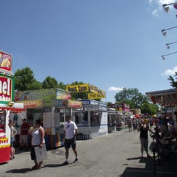 A variety of food at "Junk Food Alley" A variety of food at "Junk Food Alley"