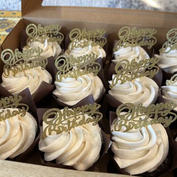 Rustic Joy Bake Shop - Chocolate Cupcakes w/vanilla buttercream! Tender chocolate cake with creamy Vanilla frosting. - Desserts Near Me