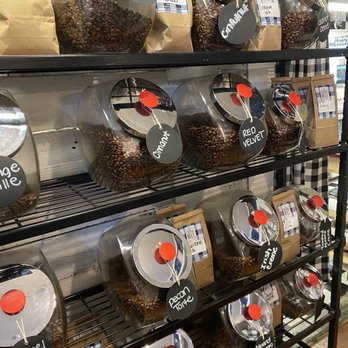 Sunshine Joe’s Coffee Shop - Look at all of the flavors for coffee beans to make at home - Coffee & Tea Near Me - Largo, Florida