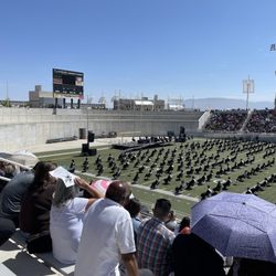 Nusenda Community Stadium - View from stadium benches