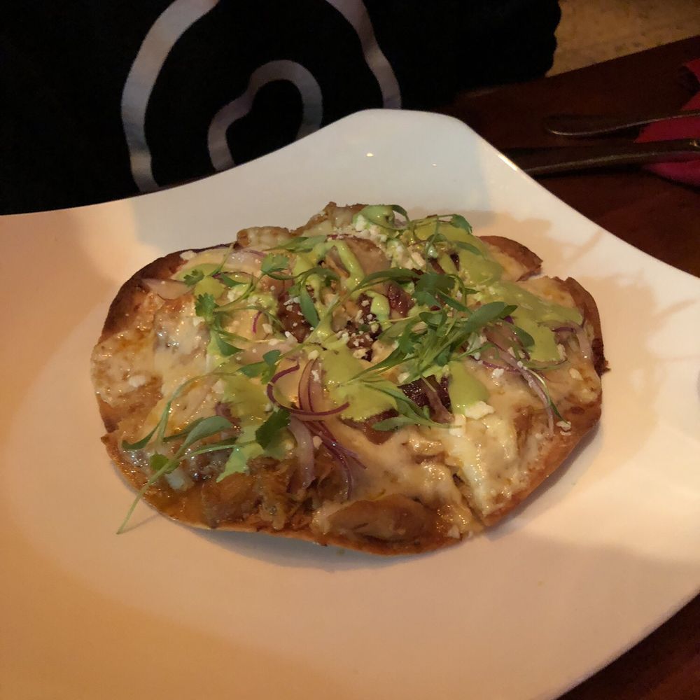El Vez - Open Face Chicken Tinga Quesadilla ($12) - really small, didn't fill me up - Mexican Near Me - Philadelphia, Pennsylvania