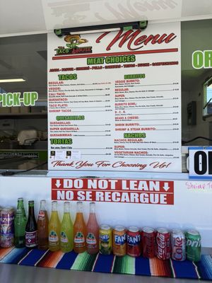 Menu photo 1 The Taco House Santa Cruz, CA