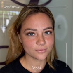 The Lash Lounge - Classic Level 2 Brown Lashes - Stylist: Stephanie