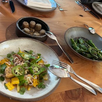 The Progress - Tofu, shishito peppers, and masa dumplings - New American Near Me - San Francisco, California