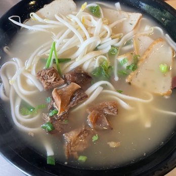 King Noodle - $11.49 QQ noodle soup w Beef brisket & fish cake - Noodles Near Me - Seattle, Washington