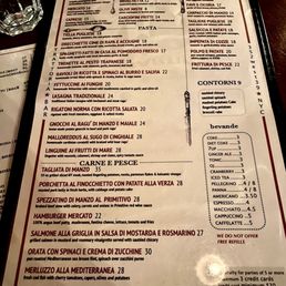 Menu (Jan 2024) - zoom in for details and prices - decent prices, not over-the-top for NYC, authentic Italian, quaint ambience