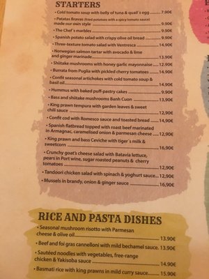 Menu photo 2 La Canica Madrid, M Menu photo 2 La Canica Madrid, M