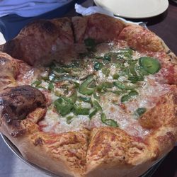 Conforti's Pizzeria - Small green pepper pizza