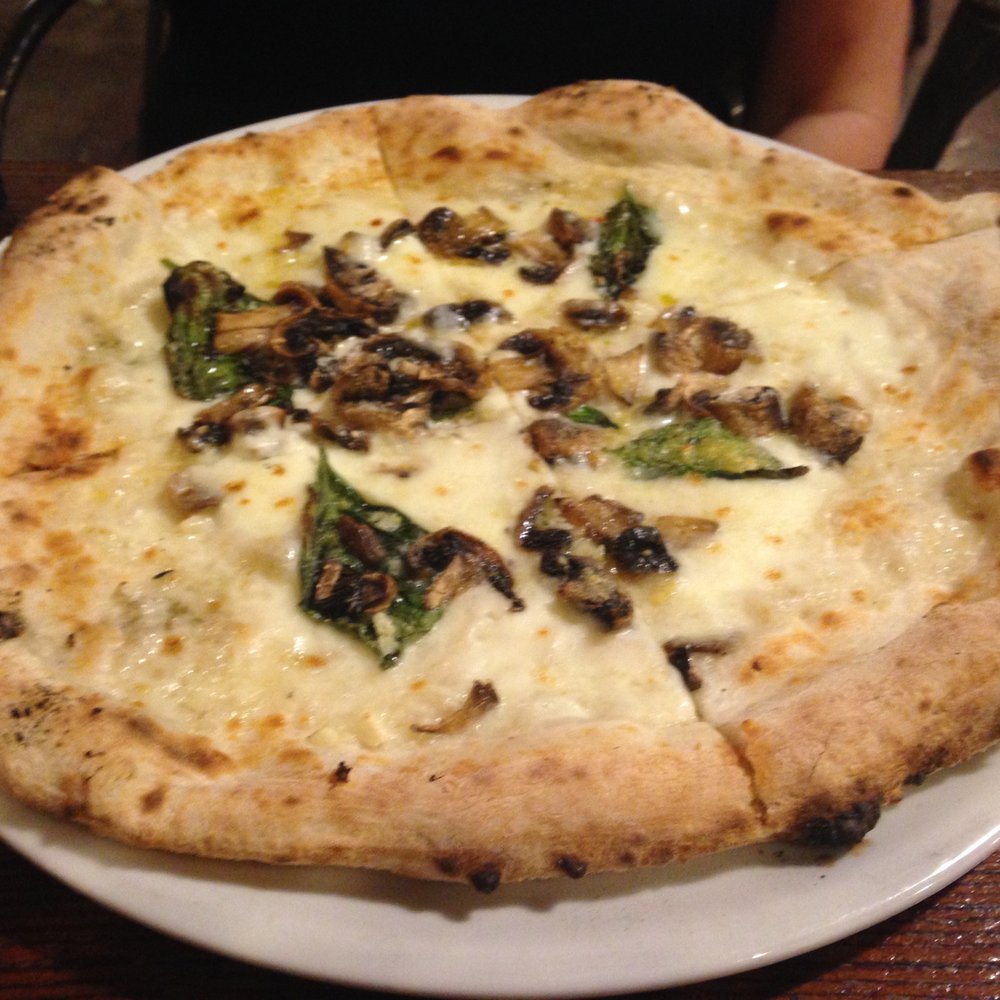 Le Voltaire - Pizza Funghi ($10) - French Near Me - Omaha, Nebraska