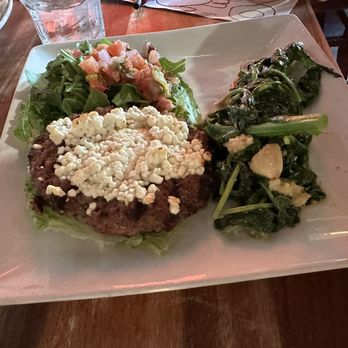 DeSotos Eatery - Fantastic lamb burger with lettuce  substitute for bun. - Gastropubs Near Me - Toronto, Ontario