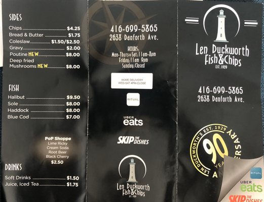 Menu photo 3 Len Duckworth Fish & Chips Toronto, ON Menu photo 3 Len Duckworth Fish & Chips Toronto, ON