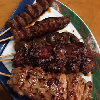 Torikyu - Gizzard x2, chicken heart, liver, and chicken thigh. - Japanese Near Me - Honolulu, Hawaii Torikyu - Gizzard x2, chicken heart, liver, and chicken thigh. - Japanese Near Me - Honolulu, Hawaii